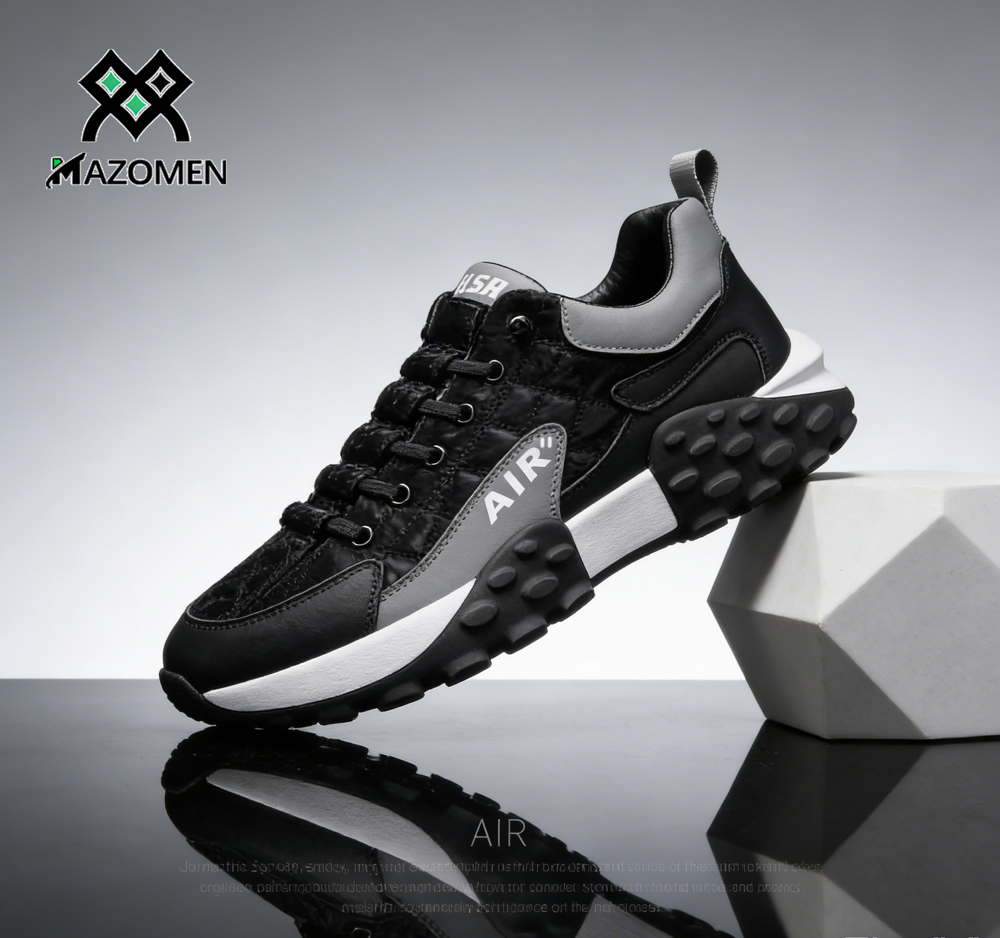 Mazomen®【🔥Περιορισμένης διάρκειας μισή τιμή | Δωρεάν κάλτσες αξίας 20€! ⏰】Unisex ορθοπεδικά παπούτσια 👞 | Άνετα και αντιολισθητικά | Ανακουφίζει από την κόπωση και το πρήξιμο των ποδιών ✨