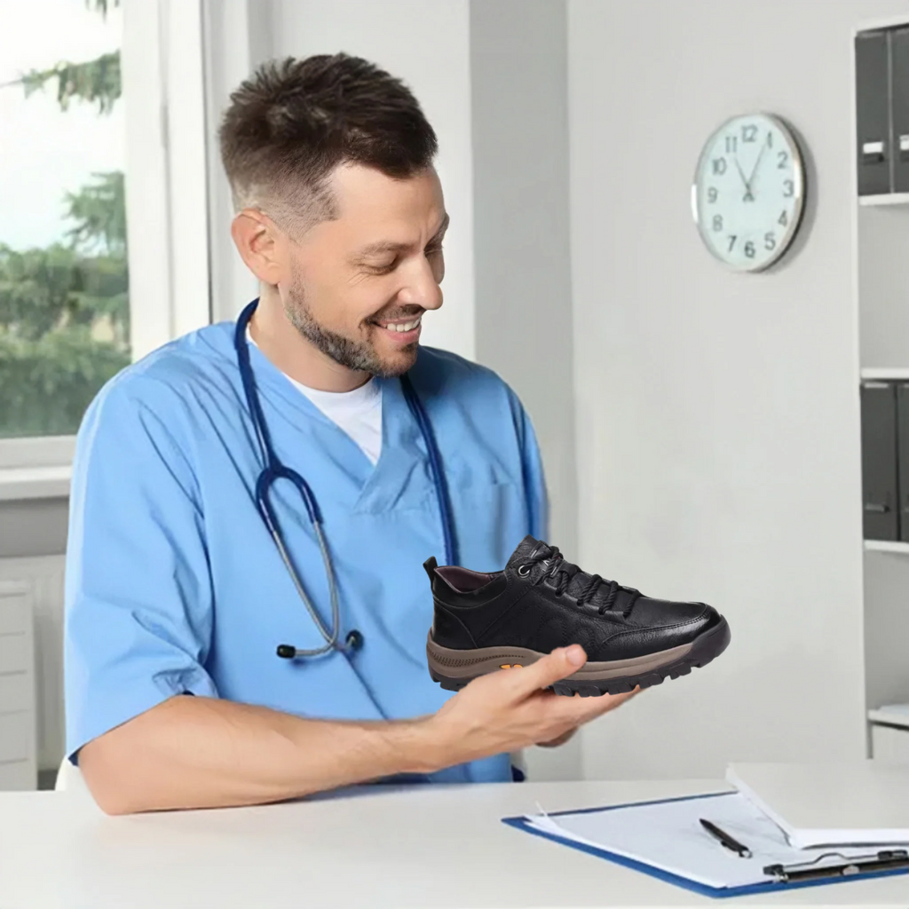 【🔥Dnes zľava 50 % – nenechajte si to ujsť】 Ergonomicky navrhnutá vodeodolná ortopedická obuv – ľahko sa zbavíte bolesti nôh👞