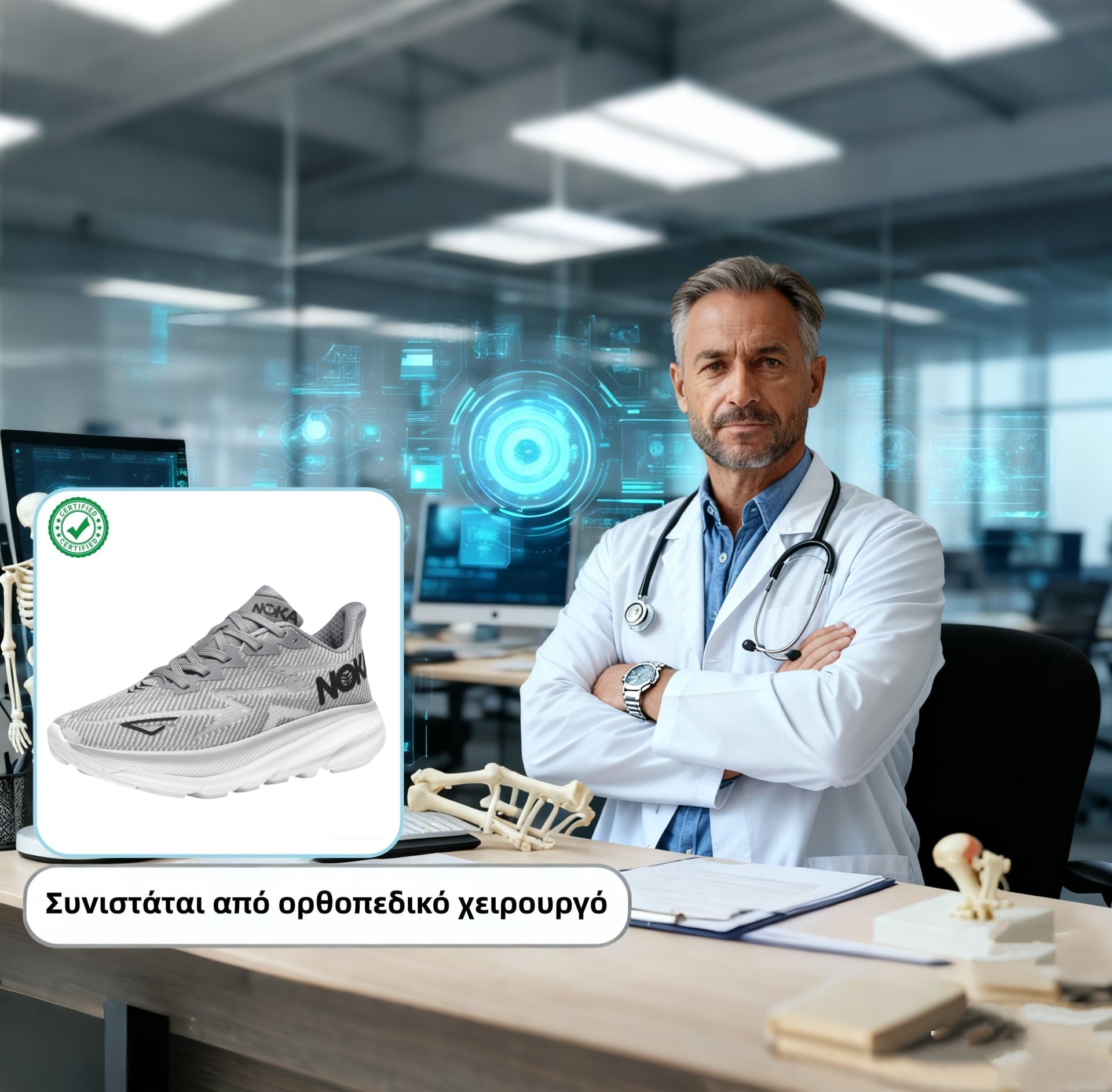 ⏰Σήμερα στη μισή τιμή👟 Τα παπούτσια για τρέξιμο είναι ιδανικά για ολοήμερες δραστηριότητες. Ο σχεδιασμός στήριξης της καμάρας ανακουφίζει αποτελεσματικά από την κόπωση.