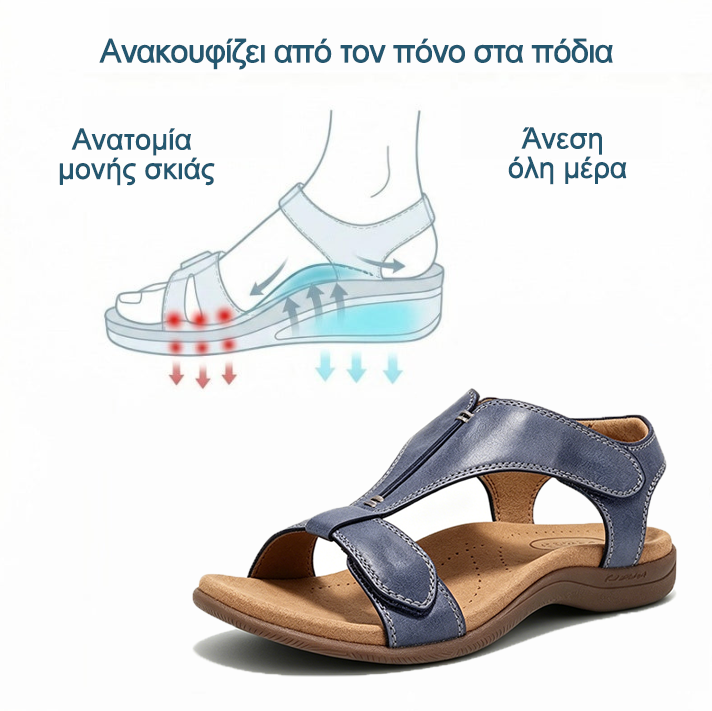 Ορθοπεδικά Παπούτσια Mazomen® 【🔥Περιορισμένης Διάρκειας 50% Έκπτωση🎁】 Καλοκαιρινά Ορθοπεδικά Σανδάλια👡 | Εργονομικός Σχεδιασμός | Άνετα και Αναπνέοντα | Ανακουφίζει από την Κόπωση και τον Πόνο | Περπατήστε Εύκολα Όλη Μέρα✅