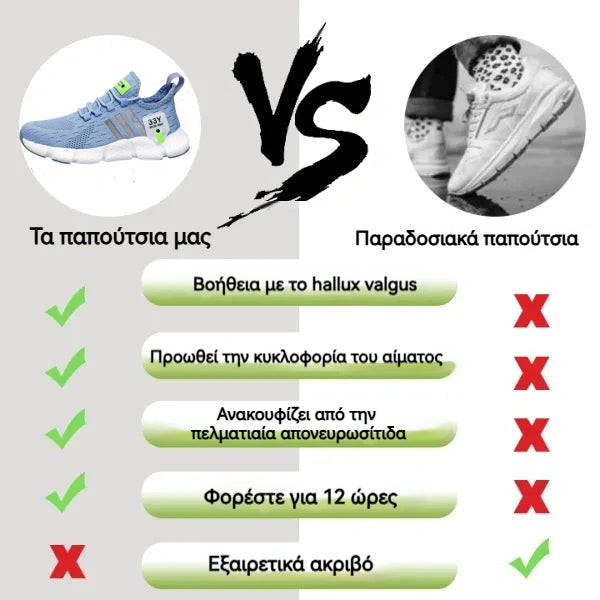 🔥50% έκπτωση - μόνο σήμερα ⏰ Unisex casual παπούτσια 👟Ελαφριά και αναπνεύσιμα - άνετη και ανώδυνη εφαρμογή - εργονομικός σχεδιασμός
