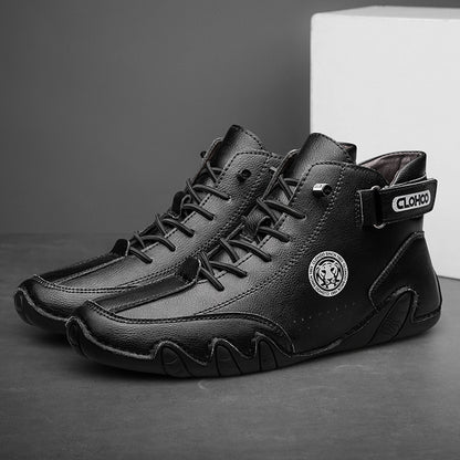 [⏰Desconto de 50% por tempo limitado - Não perca] Sapatos ortopédicos com design ergonómico - Couro premium + costurado à mão 👞