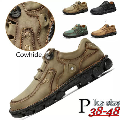 【🎁50% kedvezmény ma - ne hagyd ki】 Ergonomikus kialakítású ortopéd cipő - kiváló minőségű bőr + kézzel varrott 👞