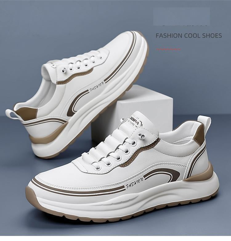 ⏰Μαύρα 50% έκπτωση👟 Παπούτσια πεζοπορίας, δέρμα υψηλής ποιότητας, ραμμένα στο χέρι