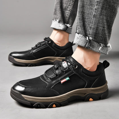 【⏰50% reducere astăzi - se încheie în curând】 Pantofi ortopedici cu design ergonomic - piele de înaltă calitate + cusături manual ✅ Un must-have pentru bărbați👞