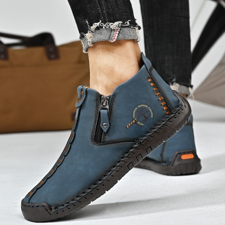 【🎁50% kedvezmény ma - ne hagyd ki】 Ergonomikus kialakítású ortopéd cipő - kiváló minőségű bőr + kézzel varrott 👞