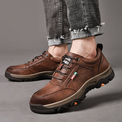 【⏰50% reducere astăzi - se încheie în curând】 Pantofi ortopedici cu design ergonomic - piele de înaltă calitate + cusături manual ✅ Un must-have pentru bărbați👞