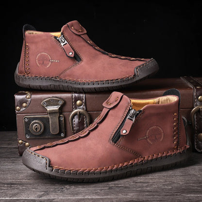 【🎁50% kedvezmény ma - ne hagyd ki】 Ergonomikus kialakítású ortopéd cipő - kiváló minőségű bőr + kézzel varrott 👞