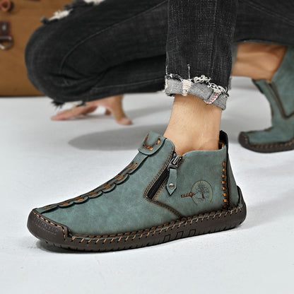 【🎁50% kedvezmény ma - ne hagyd ki】 Ergonomikus kialakítású ortopéd cipő - kiváló minőségű bőr + kézzel varrott 👞