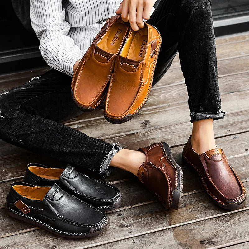 [60% de descuento por tiempo limitado, no te lo pierdas] Diseño ergonómico: zapatos de cuero modernos, suaves y cómodos (más cómodos)