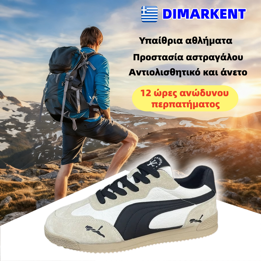 ⏰Black Friday 50% έκπτωση. 👟Unisex παπούτσια πεζοπορίας. Άνετα και αναπνεύσιμα, κατάλληλα για περπάτημα όλη μέρα.
