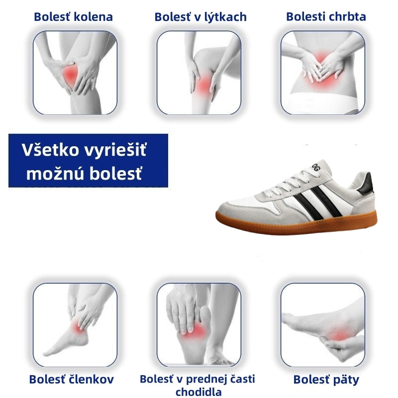 【🎁 Dnes zľava 50% - nenechajte si to ujsť】 Ortopedická obuv s ergonomickým dizajnom - kvalitná koža + ručné šitie 👞